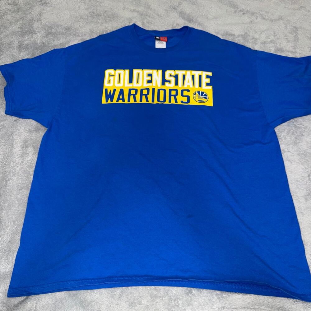 Majestic NBA Golden State Warriors Stephen Curry #30 T-Shirt Men’s 2XL Blue
